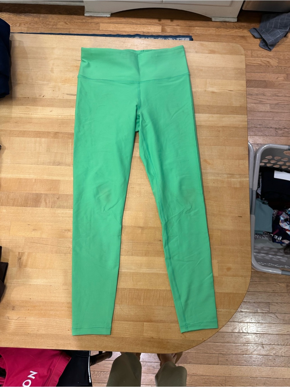Athleta Bright Green High-Rise Leggings